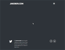 Tablet Screenshot of jakobov.com
